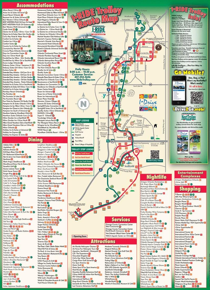 mapa international drive Orlando