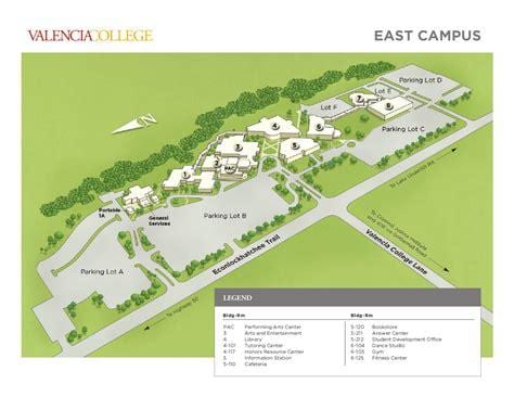 Valencia škola východní campus mapa