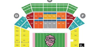 Camping World stadium sedadla mapě
