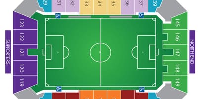 Citrus Bowl posezení mapě
