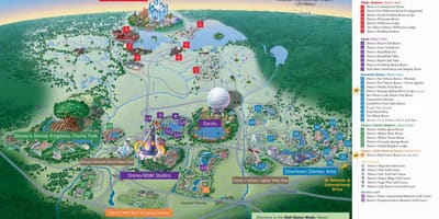 Mapa Walt Disney World