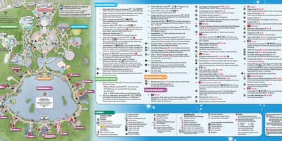 EPCOT Orlando map