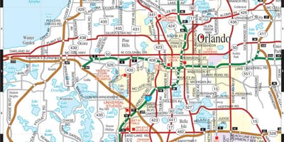 Mapa Orlando Florida