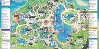 Mapa Seaworld